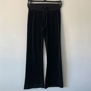 Lucky Penny Black Velour Sweatpants